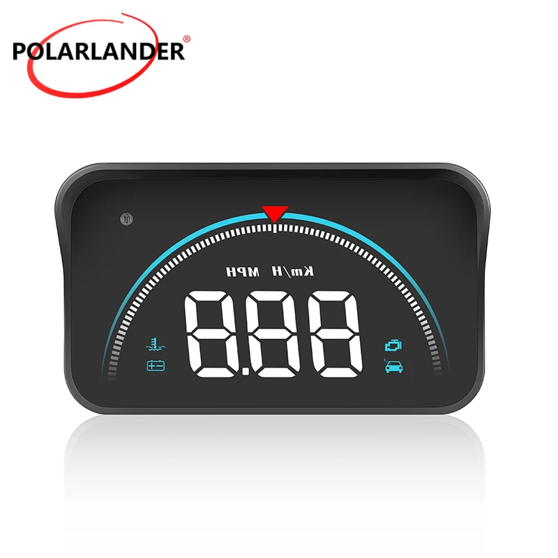 M8 Windshield Car Head Up Display OBD2 HUD with Fault Code Clear Fatigue Driving Alarm Function