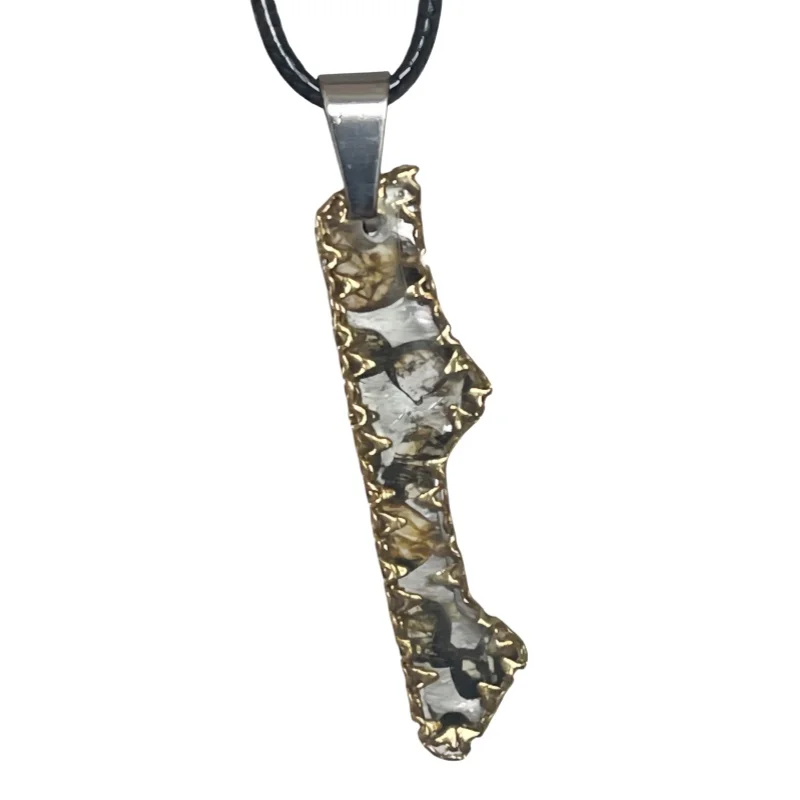 2.3g Seymchan Olive Meteorite manual Pendant Olive Meteorite Natural Olive Meteorite Necklace Pendant Specimen Collection- LB150