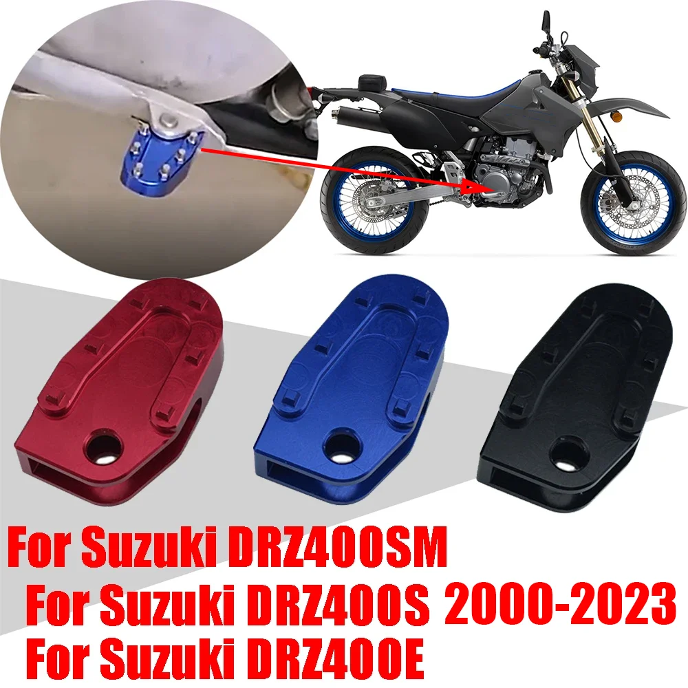 For Suzuki DRZ400SM DRZ400S DRZ400E DRZ400 DRZ 400SM DR-Z DRZ 400 SM Accessories Rear Foot Brake Pedal Extension Plate Enlarger