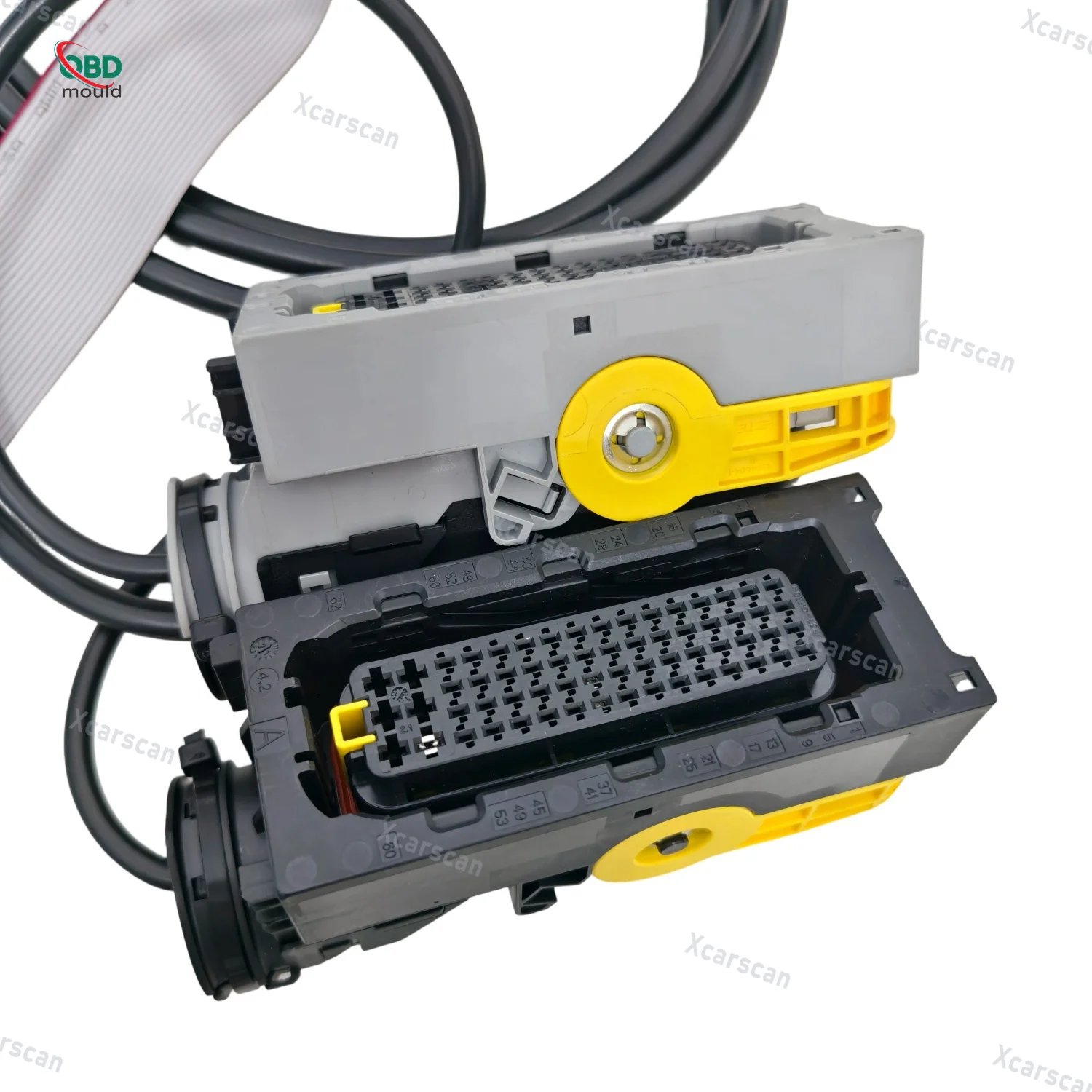 Cable Original Alientech 144300T115 para conexión de modo de servicio Vovo TRW, compatible con Alientech KESS3