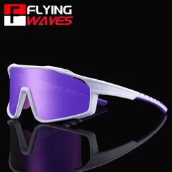 FLYING WAVES Cycling Sunglasses Men Women Polarized Outdoor Sports Baseball Pickleball MTB Running Fishing Goggles Anti-UV