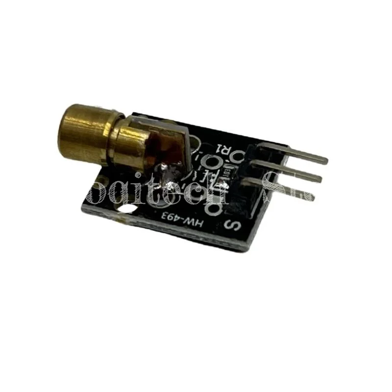 Módulo de Sensor láser para Arduino, diodo de punto rojo, cabezal de cobre para módulo transmisor, piezas, 650nm, 6mm, 5V, 5mW, 1-50 KY-008