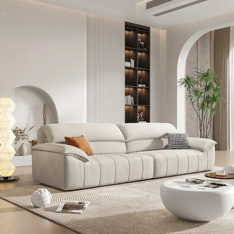 + Cremefarbenes Wind-Kratztuffsofa für Katzen