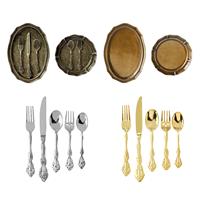 Simulation Flatware Set Miniature for 1:6 Blythe Doll Scene Kitchen Item