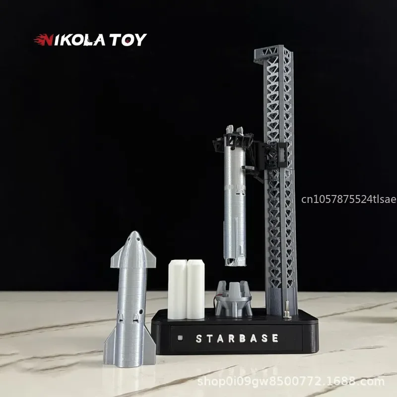 Starship Model Humidifier Full Version Rocket Ship Ultrasonic Air Diffuser Desktop Decor Altitude Restoration