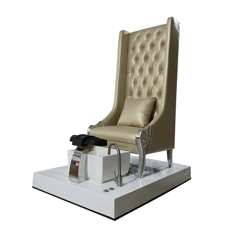 Creative Design High End Beauty Salon Furniture Foot Care Manicure Chair Luxury High Back Queen Pedicure Spa Chair