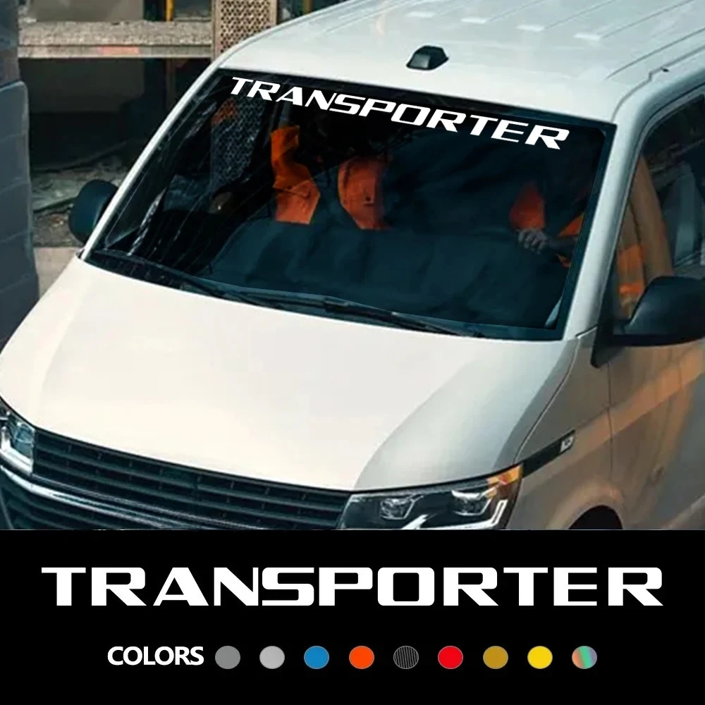 Car Windshield Stickers For Volkswagen VW Transporter T3 T4 T5 T6 Camper Van Custom Graphics Vinyl Decals Tuning Accessories