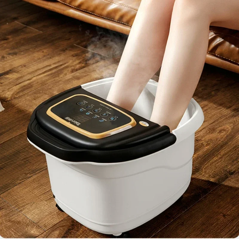 Red Light Gas Wave Foot Bath Heated Constant Temperature Electric Massage Basin For Therapeutic And Relaxing Spa