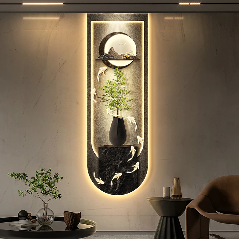 New Led Porcelain Wall Lamp For Indoor Decoration Living Room Corridor Restaurant Home Decorat Crystal Porcelain Lamp Painting