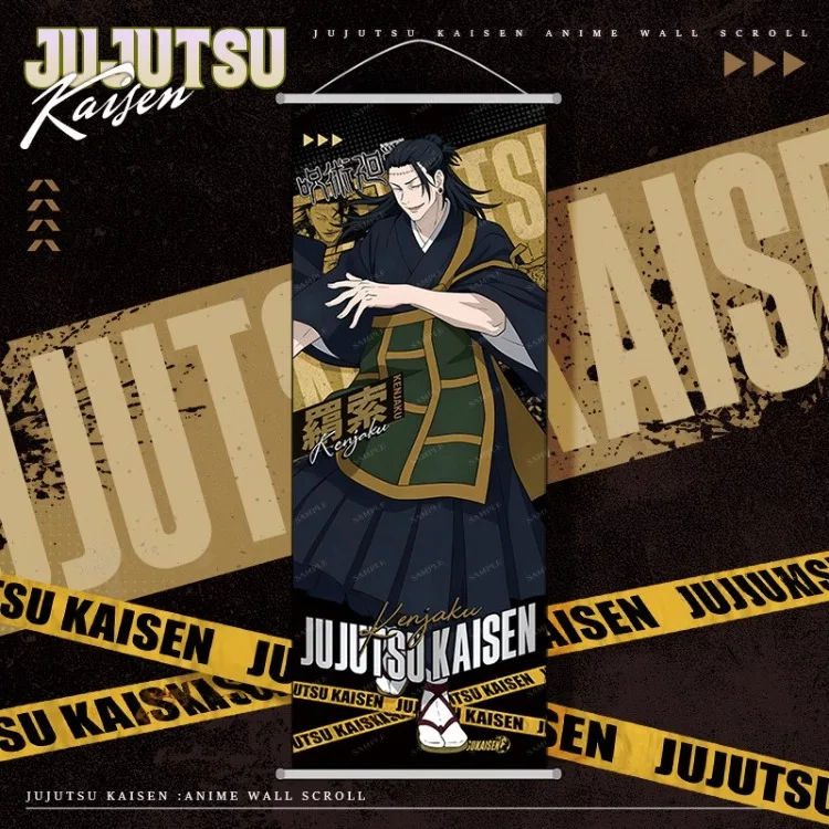 Jujutsu Kaisen Poster Cartoon Gojo Satoru Wandbild Raumdekoration Lange Wandrolle Poster Sammlerstück Urlaubsgeschenk Anime-Merchandise – Detail 5