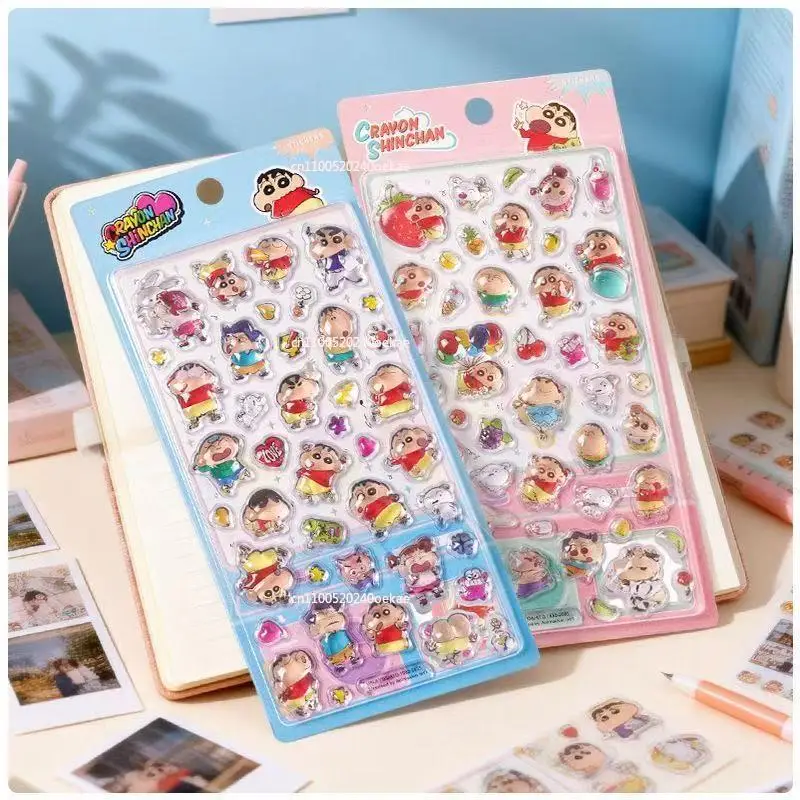 2026 Xiaoxin Cute Crystal 3D Relief Stickers for Girls' Phone Cases, Small Nose Gadgets, Stickers for Festival Gifts