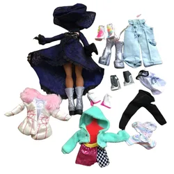 Original Doll Shoes Coat Earrings Necklace 1/6 Doll Boots Underwear Sport Wear Parts Accessories