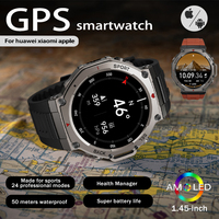 T rex 3 GPS Smart Watch 5 ATM Waterproof Built-in Dual-band GNSS Compass Military Sport Smartwatch Men 2025 New for mi