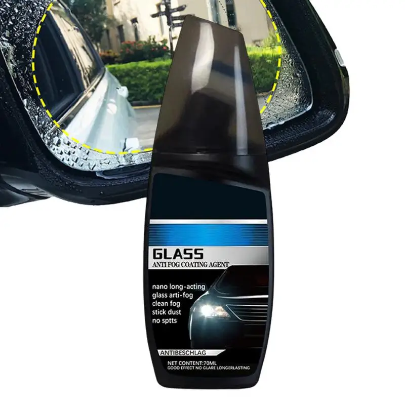 70ml Car Anti-fog Spray Glass Antifog Coating Agent Defogger Auto Windows Screens Mirror Windshield Defogging Cleaner