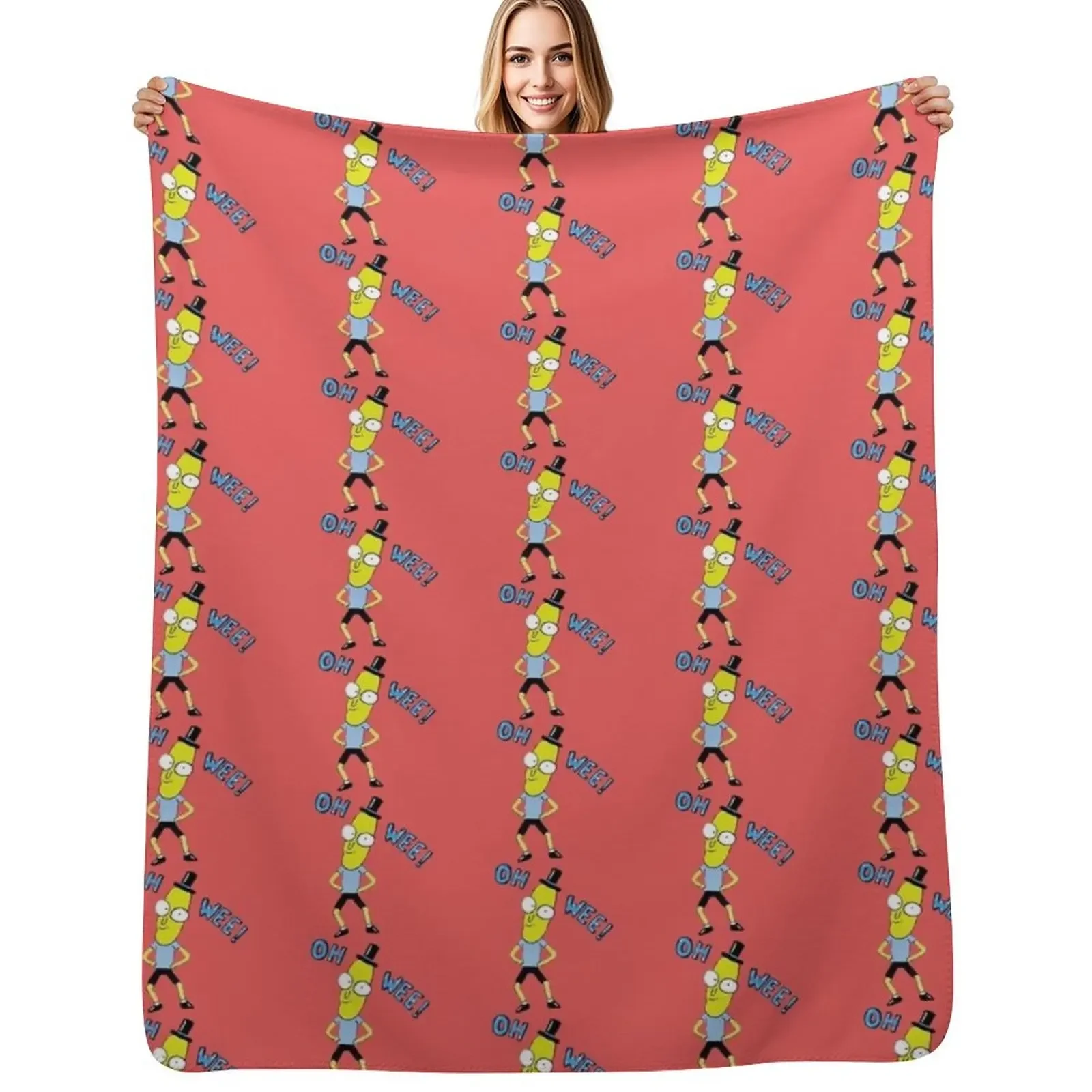 

Mr. Poopybutthole Throw Blanket Sofa Throw Single Travel Softest Blanket