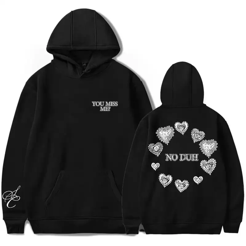 Y2K Sabrina Carpenter Miss Me Hoodies Valentine Merch Women Men Long Sleeve Casual Sweatshirt Clothes