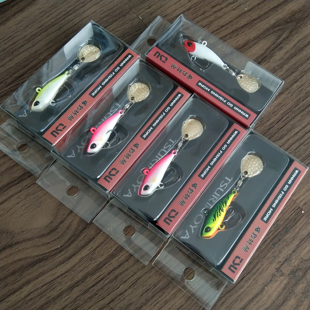 Tsurinoya SPIN MT – Cucharas metálicas para lubina y lucio