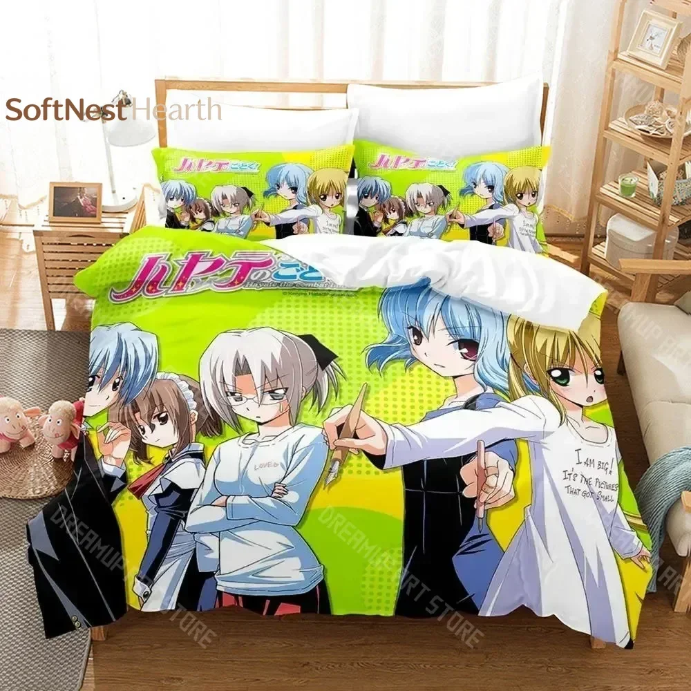 2026 3D Print Hayate The Combat Butler Bedding Set Single Twin Full Queen King Size Bed Set Adult Kid Bedroom Duvetcover Sets