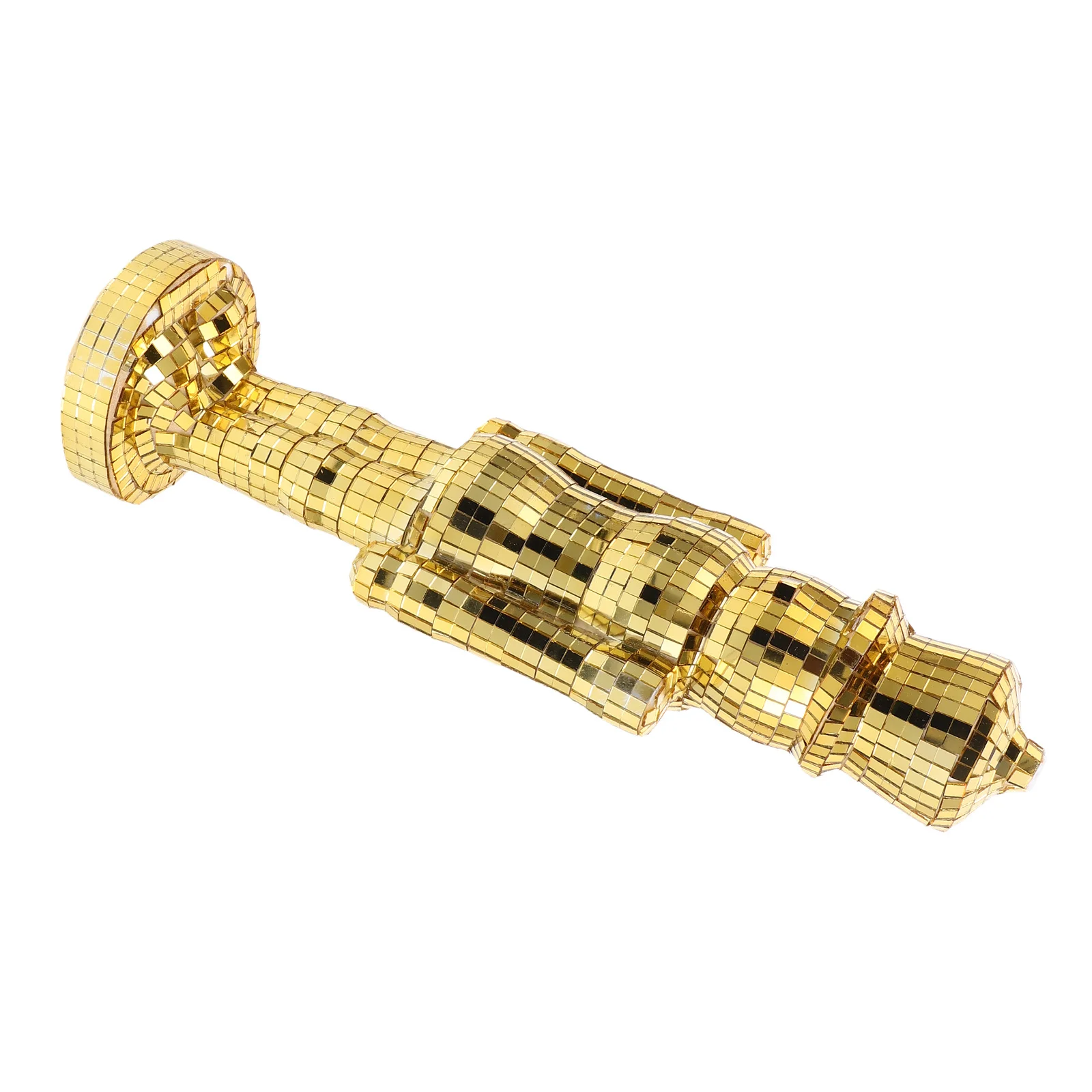 

40cm Glass Christmas Nutcracker Disco Soldier Holiday Table Centerpiece Home Decoration Nutcracker Figurine Christmas Home Decor