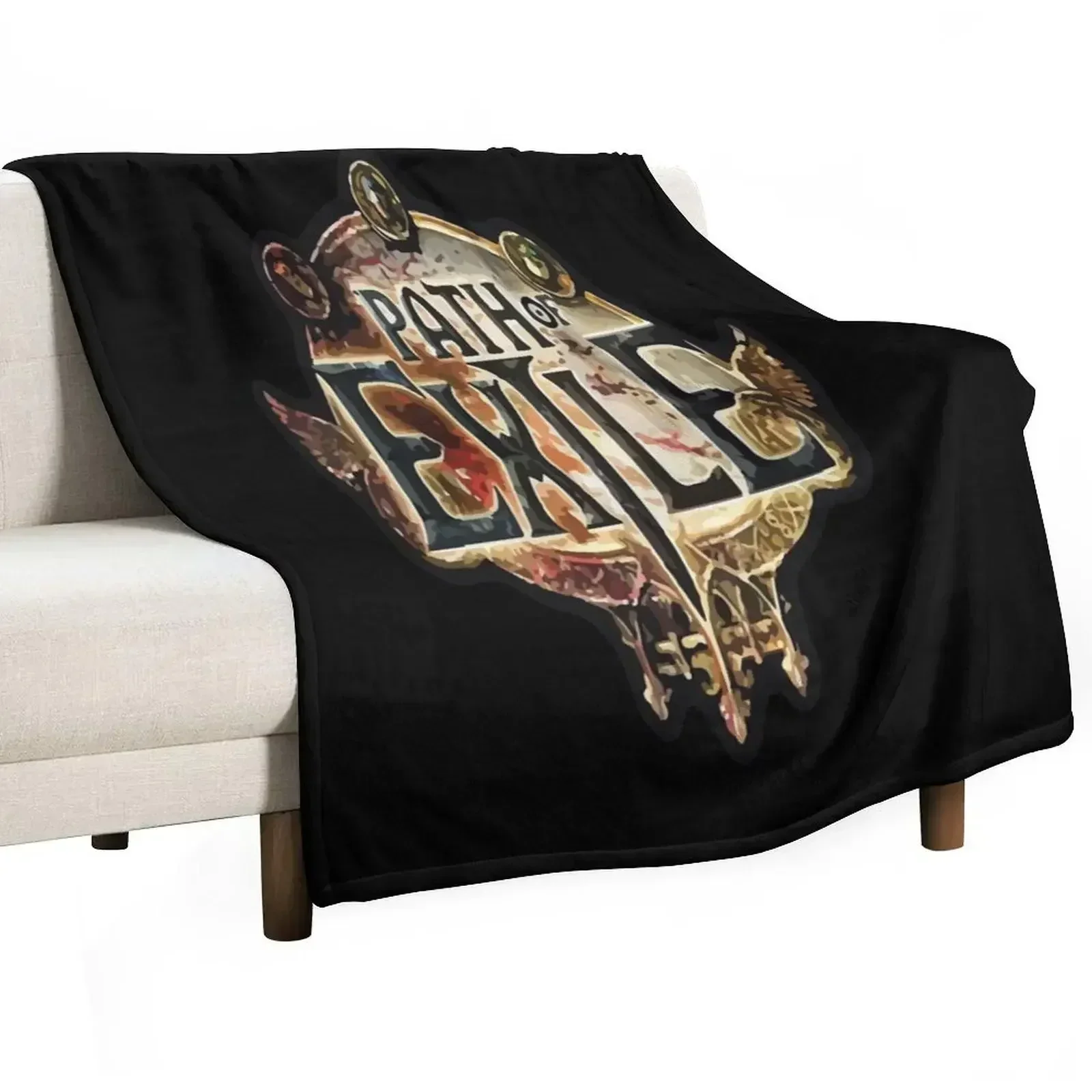 

Birthday Gifts Path Of Exile Vectorart Logo Active Halloween Throw Blanket for babies Hairys Bed Blankets