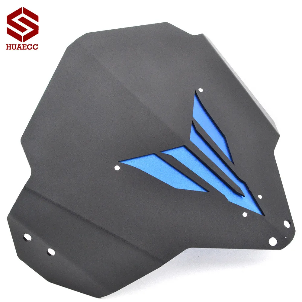 Motorcycle Windshield Windscreen with Adjustable Bracket for Yamaha MT03 FZ03 2015 2016 2017 2018 Motorcycle Wind Screen