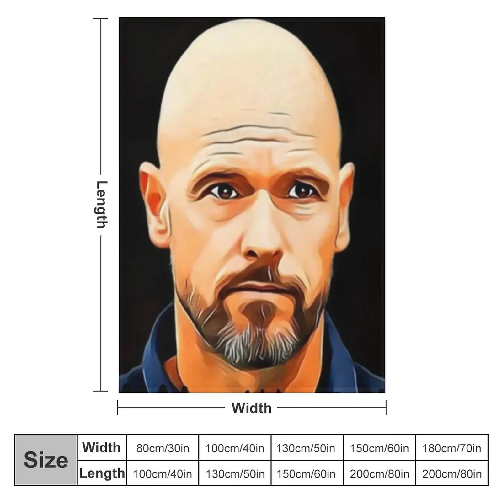 Erik Ten Hag Posters Newest Throw Blanket valentine gift ideas Stuffeds warm for winter heavy to sleep Blankets