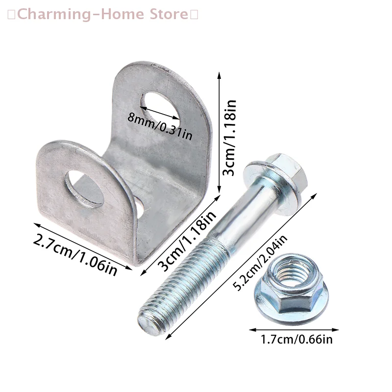 

【M】Rear Shock Absorber Groove Ears Holder DIY Net Light Bracket For ATV UTV Go Kart Dirt Bike 110 125 150 200 250 300 350cc