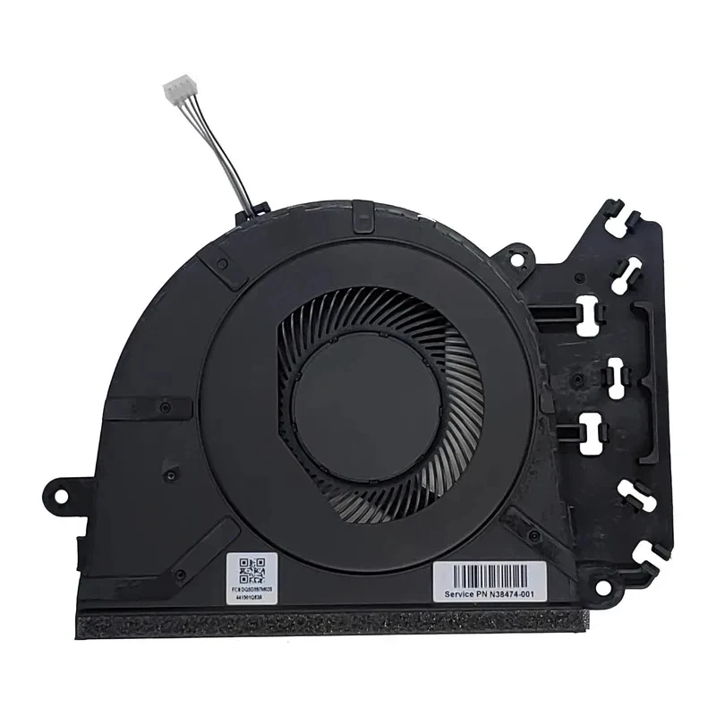 New CPU Cooling Fan for HP 15-FC 15-FC0047NR 15-FC0010NR 15-FC0007CA 15-FC0157NR  N38474-001 FQ6V DFS5K12114262K DC5V 0.5A