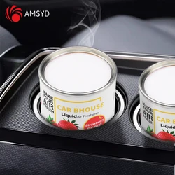 Car Air liquid Freshener Perfume Cream Auto Interior Accessorie Aroma Diffuser Cup-shaped Aluminum Can Remove Odors Fragrance