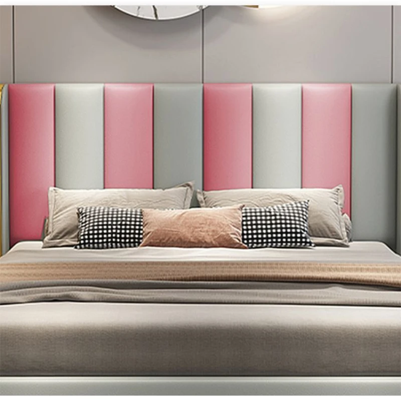 

Bed Headboard Bedroom Decor Head Board Wood Wall Panels Home Decoration Hotel Wall Art Tete De Lit Cabeceira De Cama Box Casal