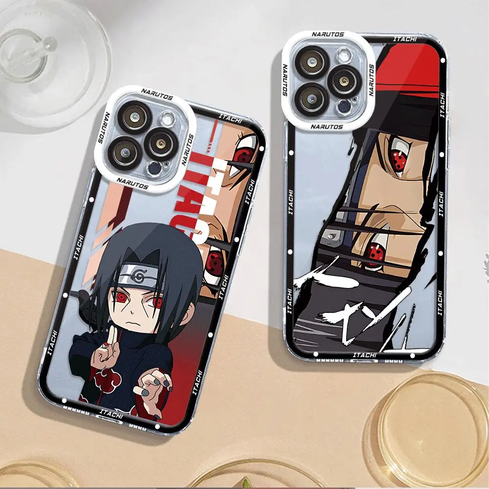 Akatsukis Uchiha Itachi Narutos Phone Case for iPhone 14 Plus XR X 13 Pro Max 12 Mini 11 Pro XS Max 7 8 Plus 15 Cover