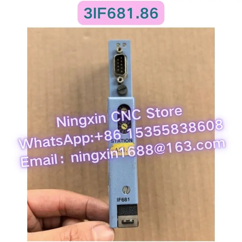 Second-hand 3IF681.86 Communication Card Functional test OK Fast delivery