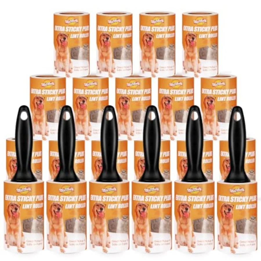 

Extra Sticky Lint Roller Mega Value Set 1 for Pet Hair Removal Lint Rollers for Pet Hair Extra Sticky Dog and Cat Lint Remover