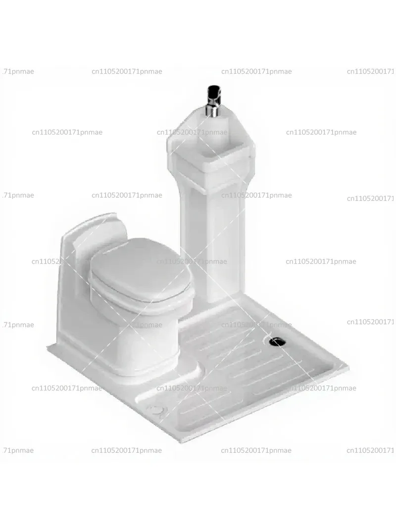 RV Shower Pan Hidden Shower Tray Non-Slip Bathroom Floor Base for Camper Van Motorhome