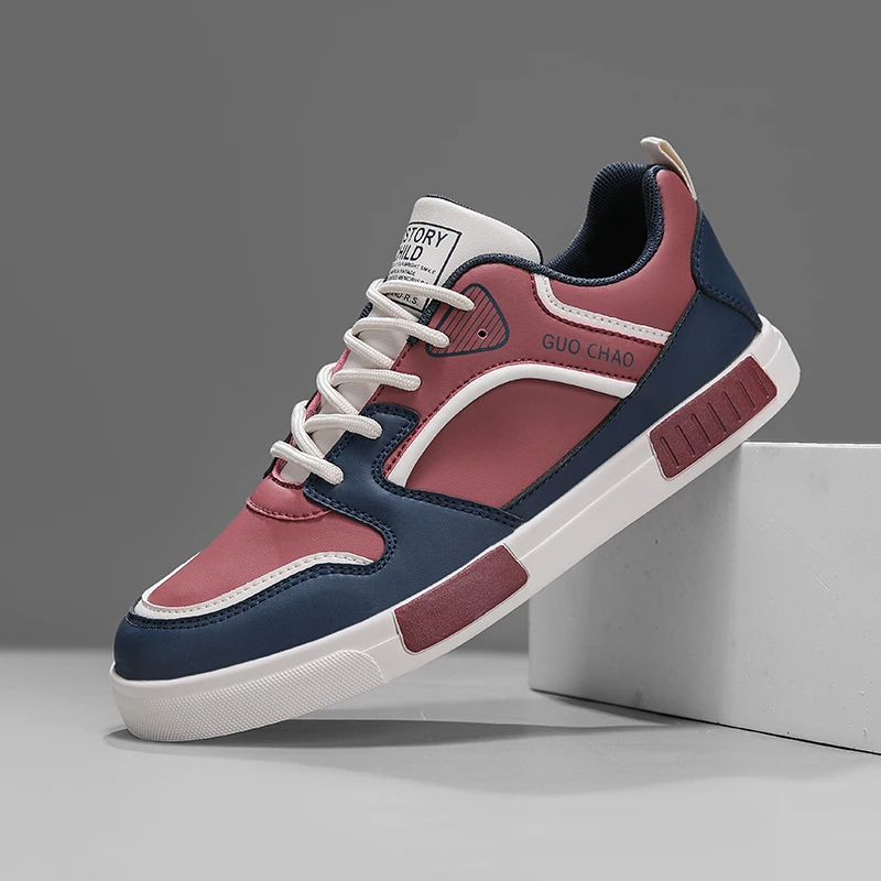 

Мужская повседневная спортивная обувь, кожаные туфли на плоской подошве большого размера, прогулочные лоферы, вулканизированная повседневная обувь большого размера.