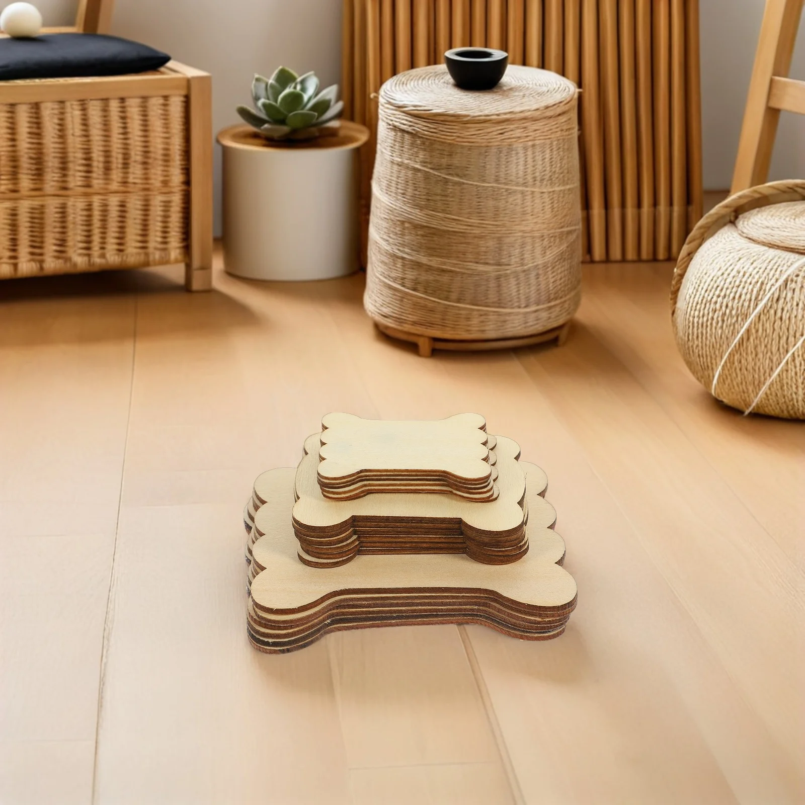 

60Pcs Vintage Wooden Thread Bobbins Multi-Functional Yarn Spool Winders Sewing Embroidery Knitting Tools Organizer Boards