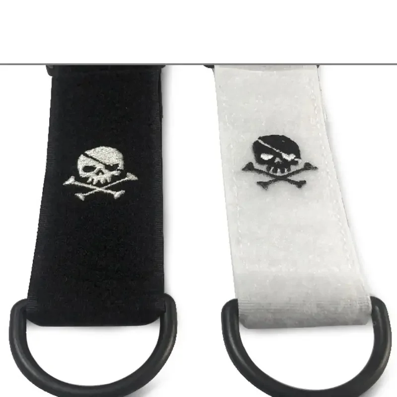 Skull Polyester Sports Balls Hands Cleans Golf Towel Carabiner Magic Tape Cleaning Towel Golf Wiping Cloth Golf Cleaning Towel - view 4