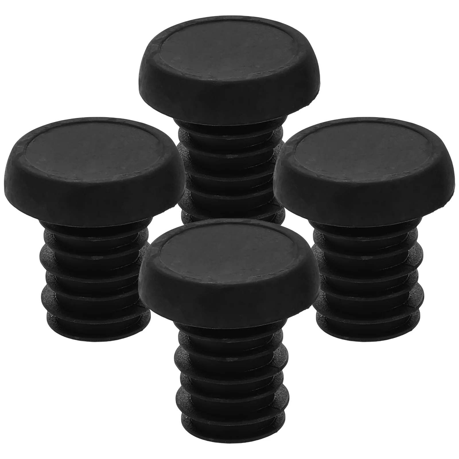 

4Pcs Handlebar End Caps Reliable Protection for Bike Handlebars Strong Impact Resistance Universal Fit Bar End Plugs