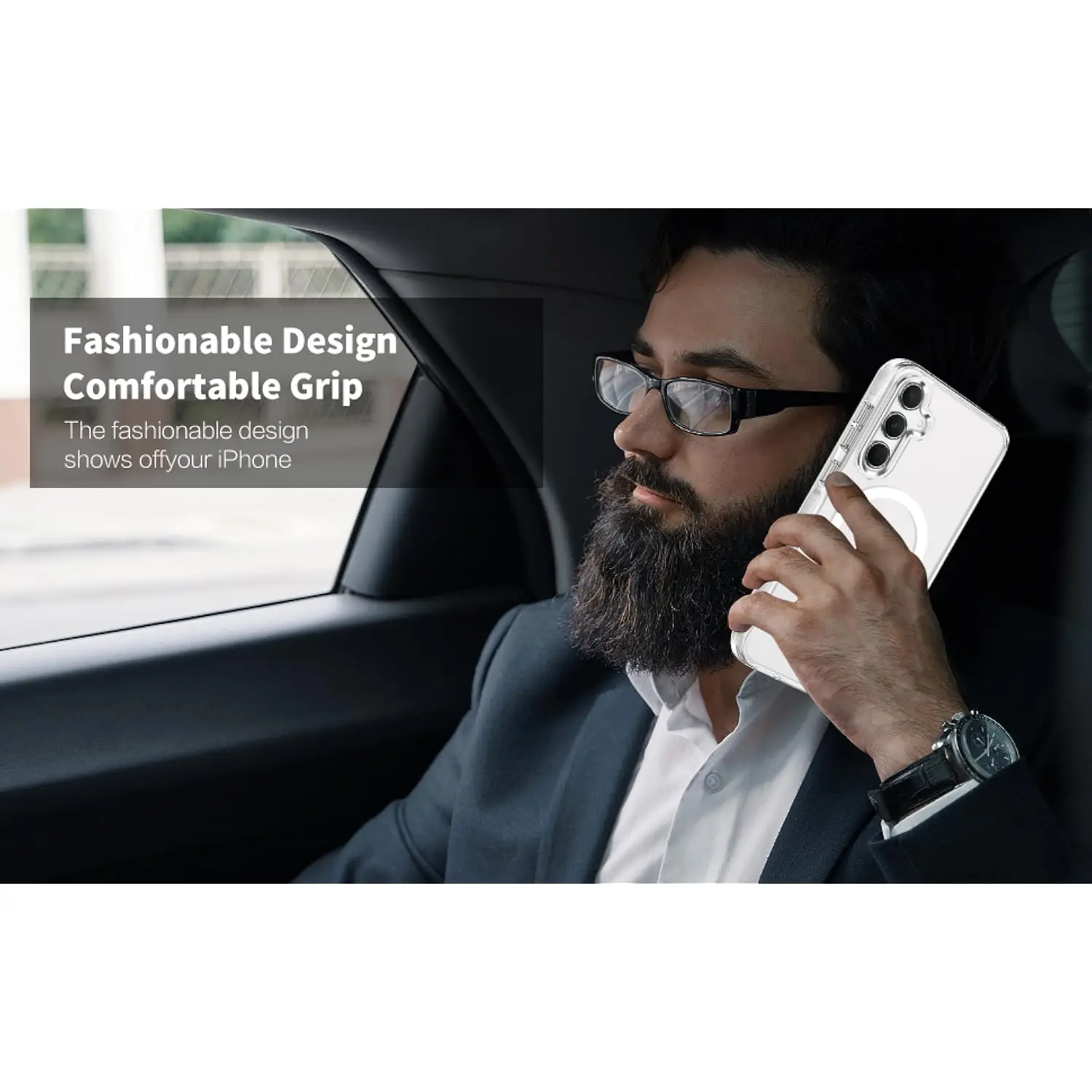 Transparente TPU-Handyhülle mit Magnetischem Stoßschutz für Samsung Galaxy A57 A37 A17 A56 A55 A35 A15 A54 A16 – Detail 7