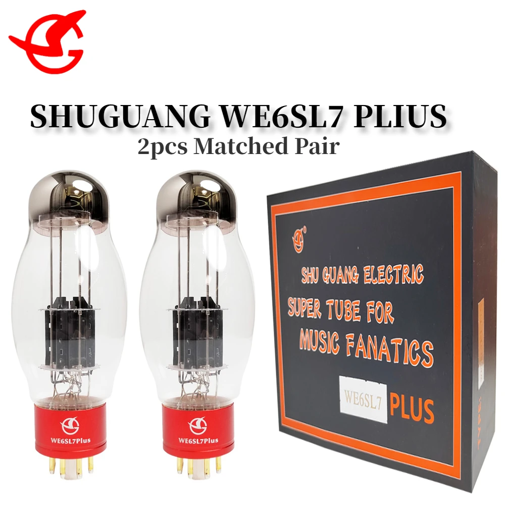 Shuguang WE6SL7 plius หลอดอิเล็กทรอนิกส์, 6SL7-T 6SL7อัพเกรด6N9P ECC35 6N9P 6H9C เครื่องขยายเสียงจับคู่ CV1985