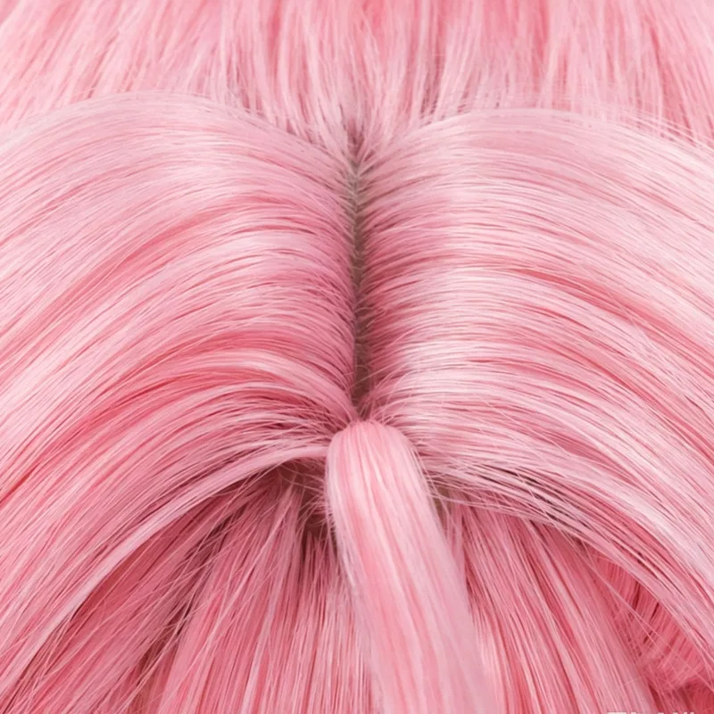 Aemeath Wig Wuthering Waves Pink Ponytail Customized Gradient Synthetic Hair Hot Game Cosplay Party Prop Comic Exhibition view 5