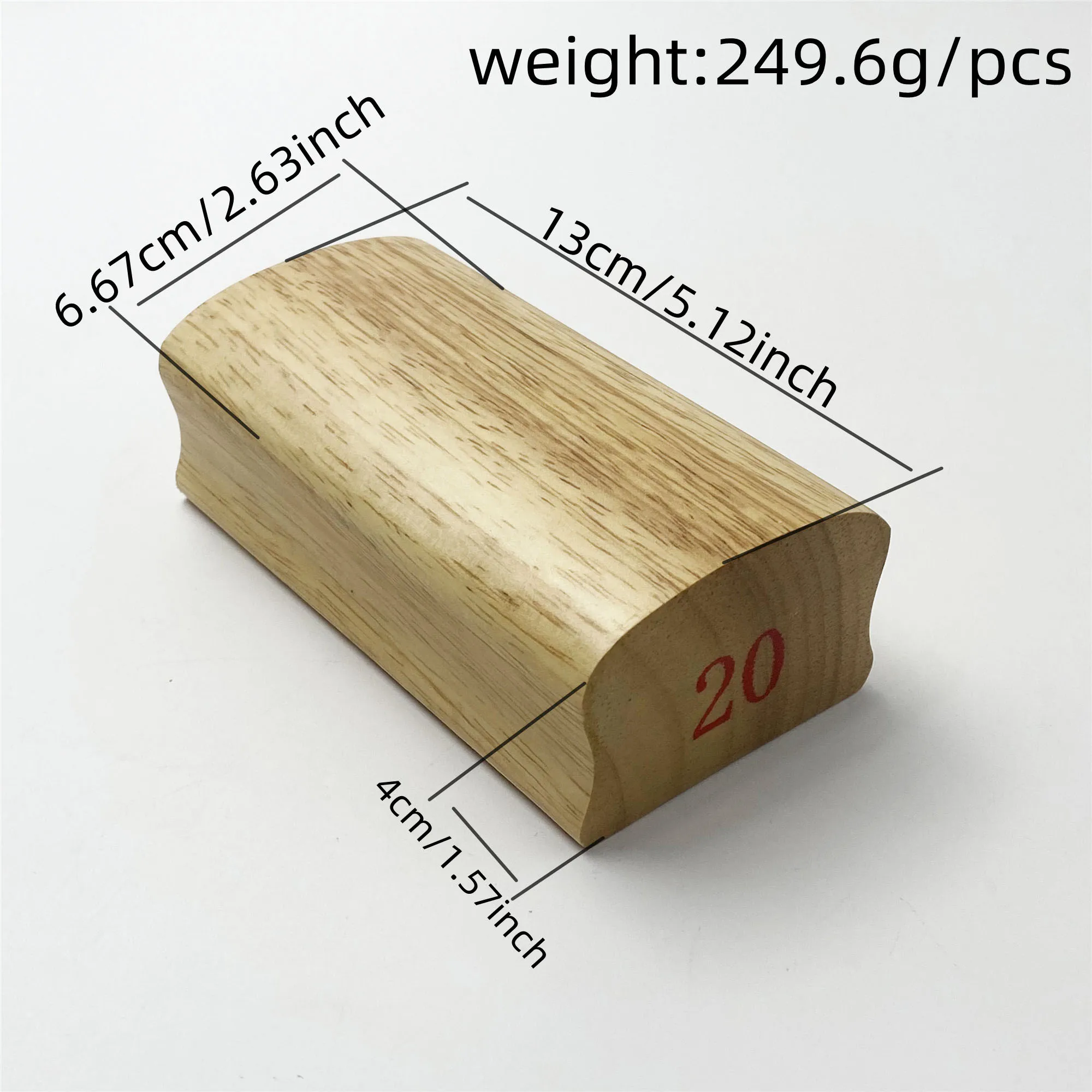 1pc 7.25-20inch Solid Wooden Guitar Radius Sanding Block Fret Leveling Fingerboard Dual Purpose Luthier Tool For Guitar view 3
