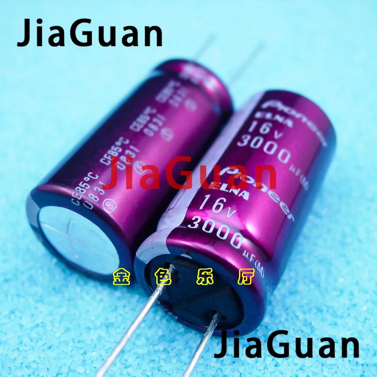 10pcs NEW ELNA Pioneer 16V3000UF 16X32MM audio electrolytic capacitor PIONEER 3000uF/16V Purple Robe 3000UF 16V