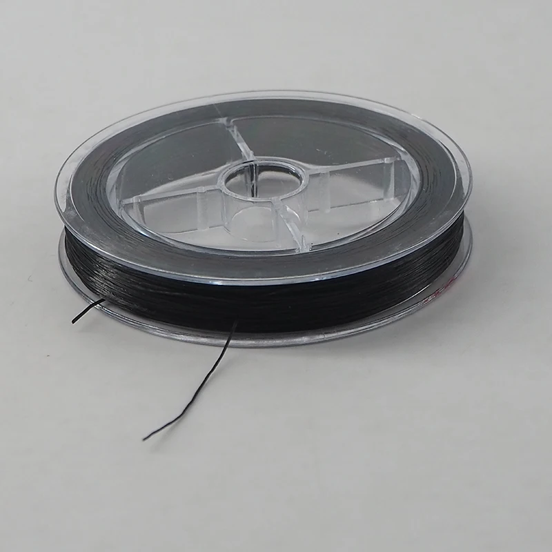 Full elastic thread for making invisible feathered hair extensions 60m/roll
