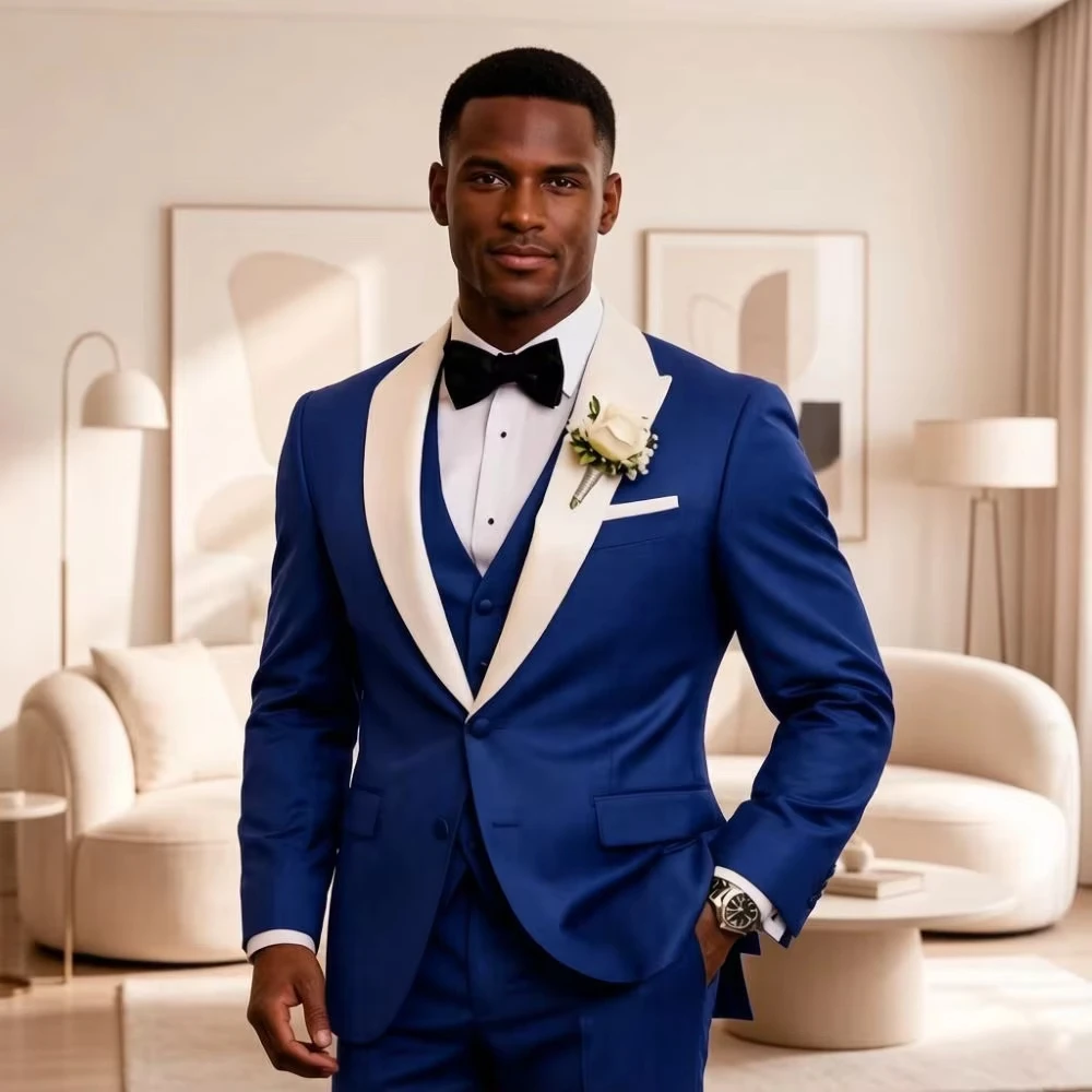 3-teiliger formeller Herrenanz – Men'S Formal Wear For Reception Bewertung und Preis