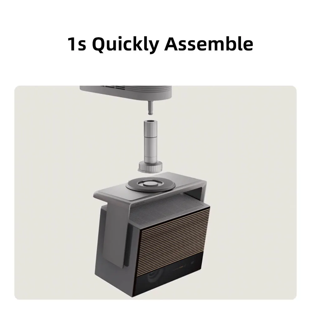 Yinzam تعديلات الارتفاع المتعددة حامل السقف ودعامة حامل الأرضية، دعامة حائط لجهاز عرض سلسلة XGIMI RS 10 Ultra