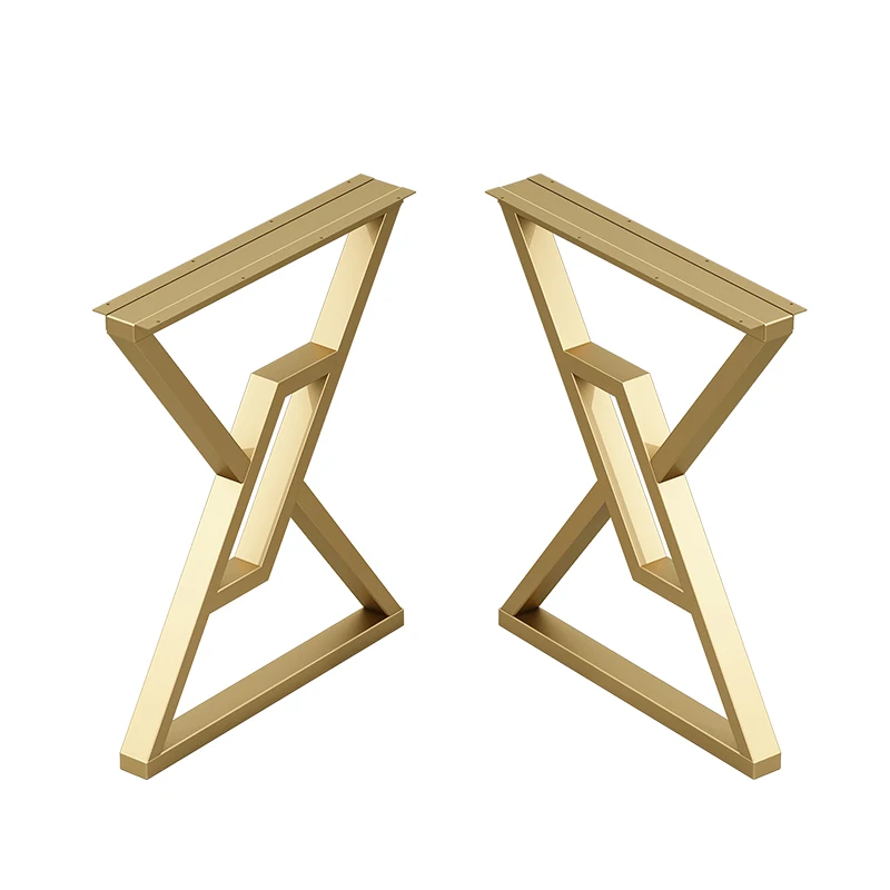 

Customized bar counter cross-shaped table leg bracket marble rock slab solid wood large board dining table coffee table desk met