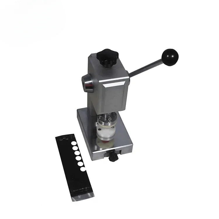 

TMAX brand Manual Hand Coin Press Machine Disc Punching Machine for Coin Cell Electrode and Separator