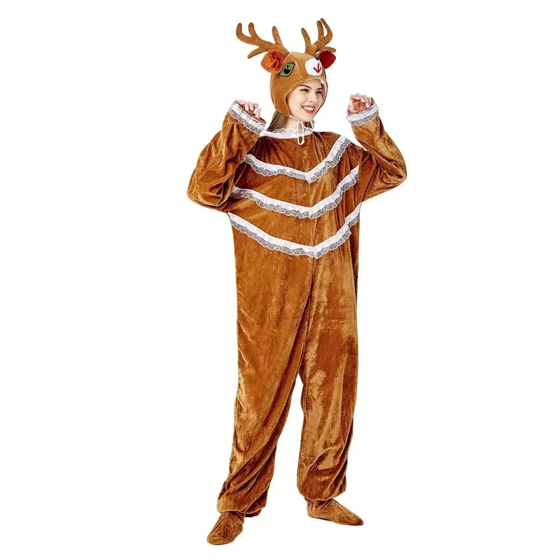 

Sexy Deer Cosplay Costume for Women Cute Halloween Animal Costume Unique Adult Entertainment Wear for Parties