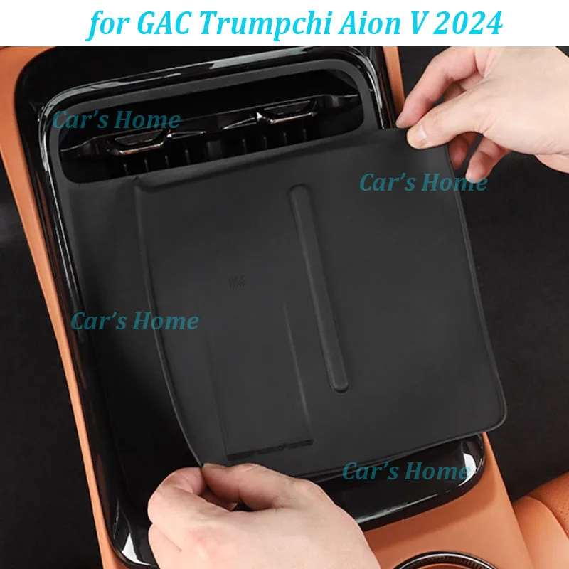 Car Wireless Charging Pad for GAC Trumpchi Aion V Tynosaurus Rex 2024 Silicone Anti-slip Protector Cover Interior Accessories